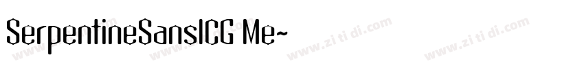 SerpentineSansICG Me字体转换